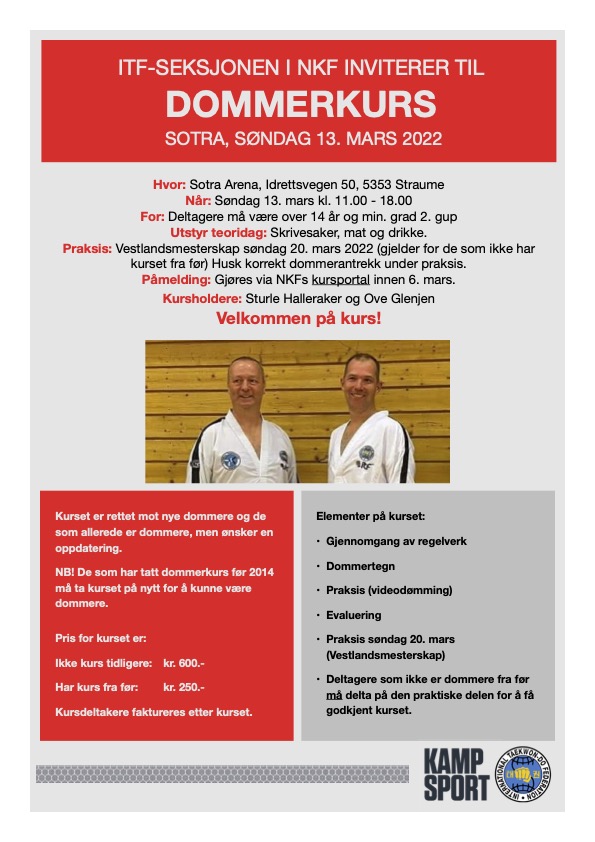 invitasjon dommerkurs sotra22